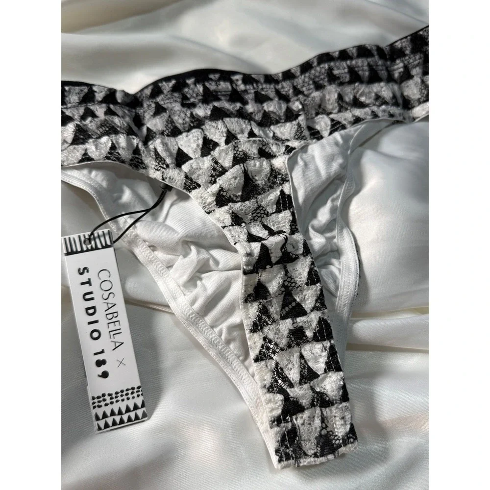 Men's Luxury Lace G-String Thong Soft Stretch Designer Underwear‎ Bold & Sexy M